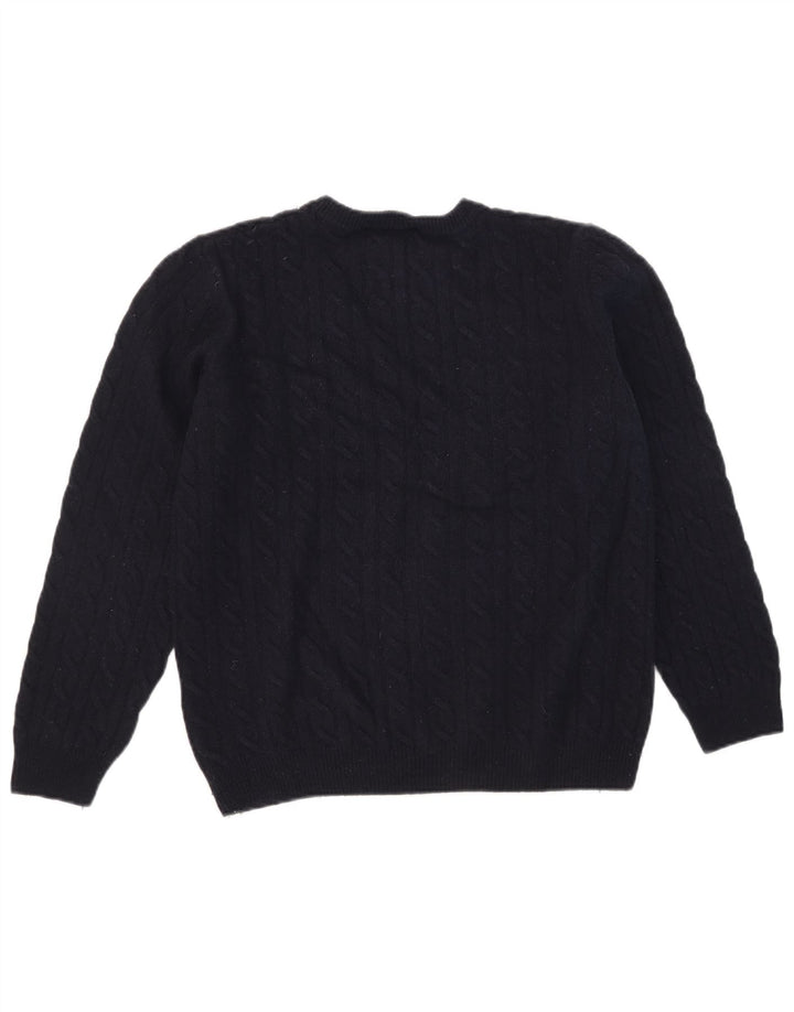 Timberland Jersey De Cuello Redondo Para Hombre De Lana Azul Marino Medio