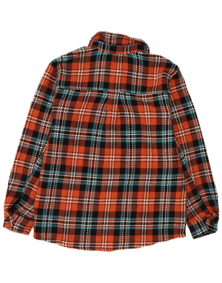 Zara Hombre Camisa Sobrecamisa Mediana Cuadros Multicolor Algodón