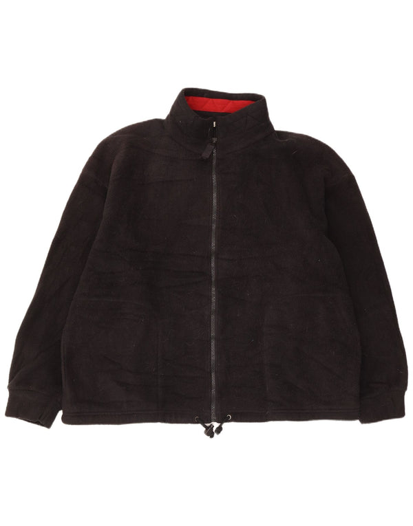 Marks & Spencer Chaqueta polar St. Michael para mujer, talla 40, talla grande, color negro