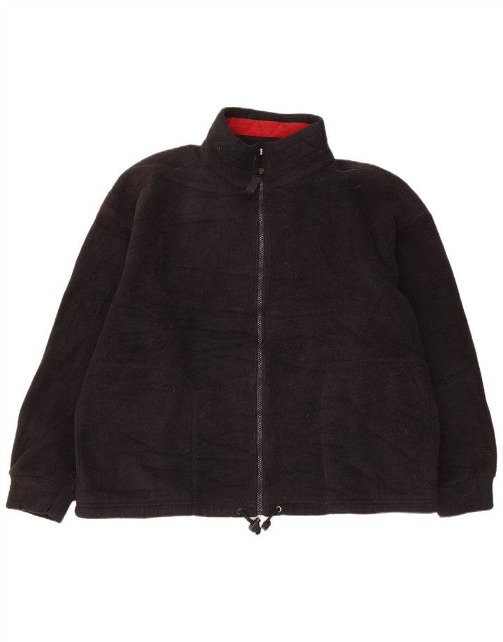 Marks & Spencer Chaqueta polar St. Michael para mujer, talla 40, talla grande, color negro