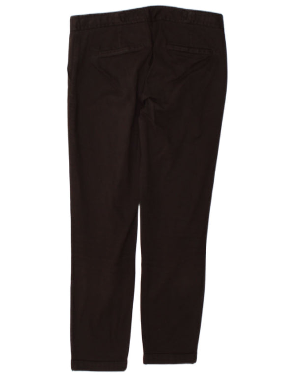 Zara Mujer Pantalón Chino Tapered EU 40 Medium W30 L27 Marrón