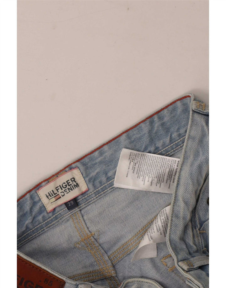 Tommy Hilfiger Pantalones cortos de mezclilla regulares para hombre W29 Algodón azul medio