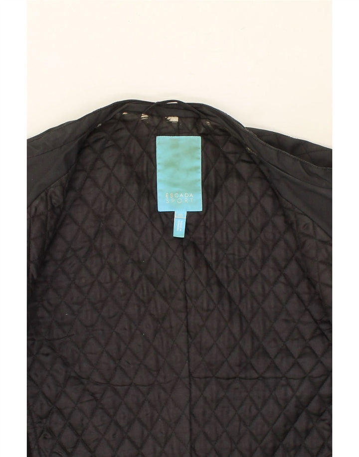 ESCADA Womens Utility Jacket IT 40 Small Black Vintage Escada and Second-Hand Escada from Messina Hembry 