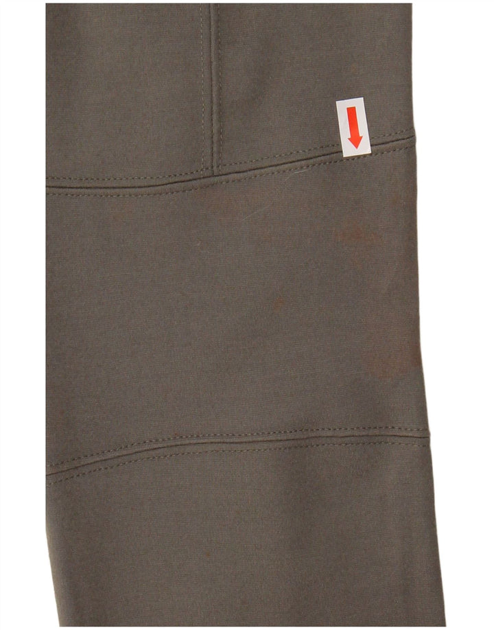 MASSIMO DUTTI Pantalones Casuales Pitillo Mujer EU 36 XS W26 L29 Caqui Modal