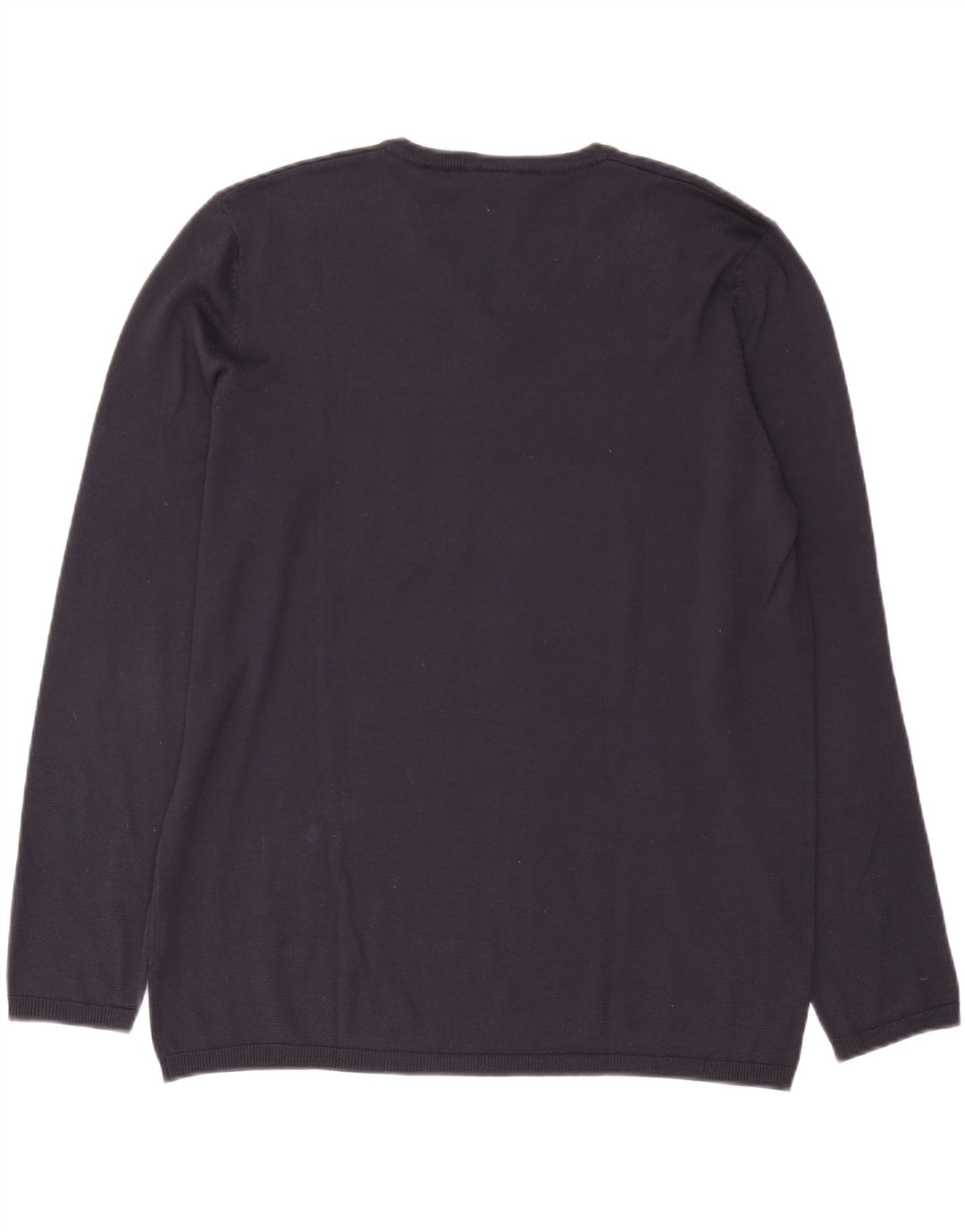 Dkny Jersey Con Cuello En V Para Hombre XL Seda Azul Marino