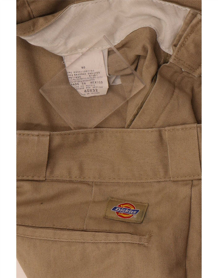 Dickies Pantalón chino recto para hombre W40 L32 Poliéster beige