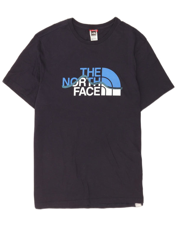 The North Face Camiseta gráfica de manga corta para hombre, talla grande, azul marino