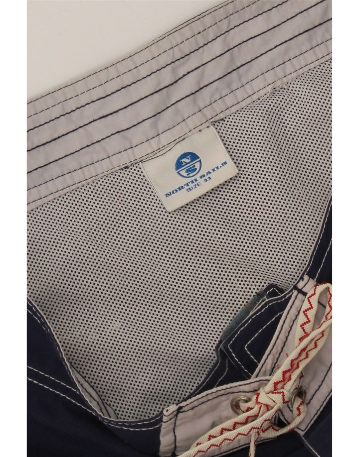 NORTH SAILS Bañador con estampado gráfico para hombre Azul medio