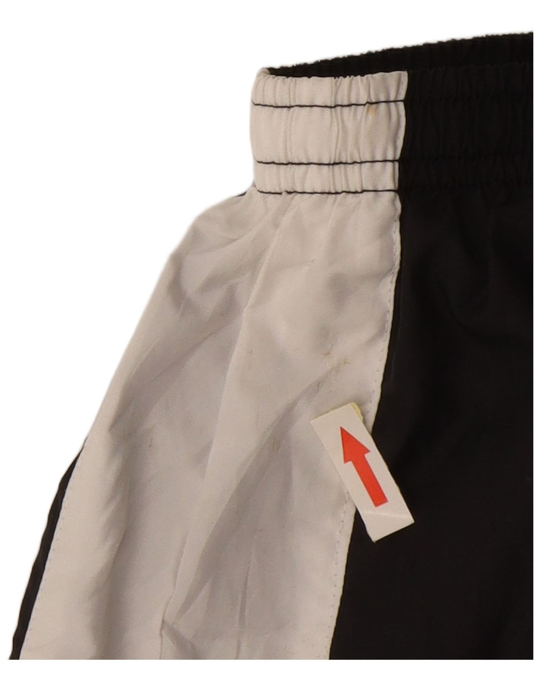 Pantalones cortos deportivos Nike para mujer US 8/10 Mediano Negro Colorblock Poliéster