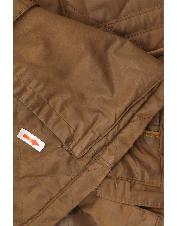 Massimo Dutti Chaqueta utilitaria para hombre UK 40 Large Nylon marrón