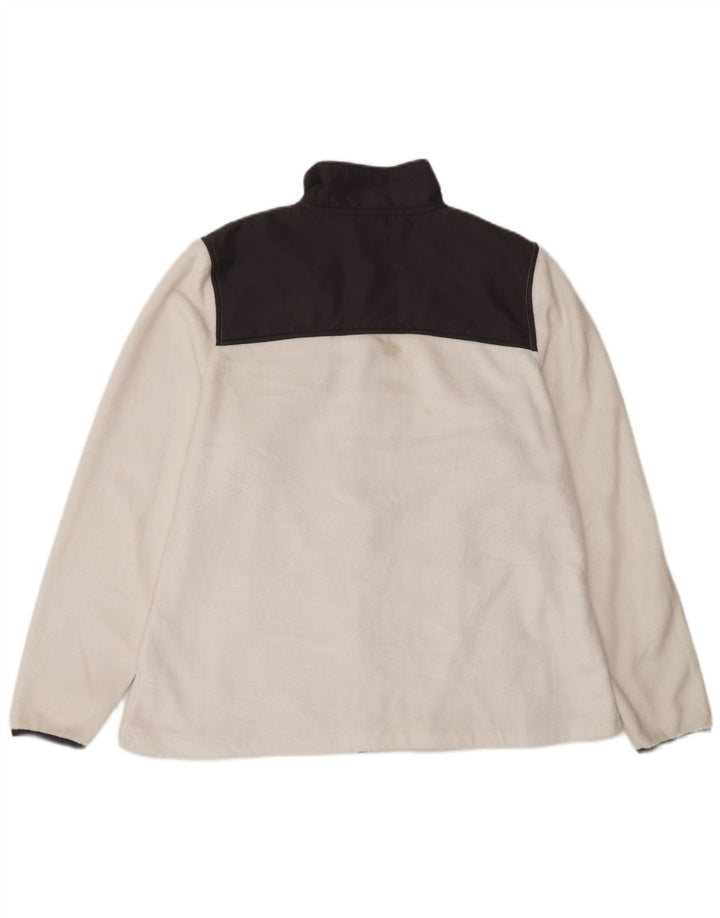 Fila Chaqueta polar para mujer UK 46 Grande Poliéster con bloques de color blanco
