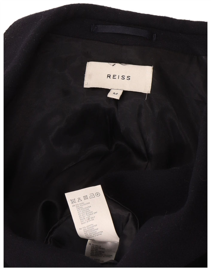 Abrigo Reiss para hombre UK 38 Lana azul marino medio