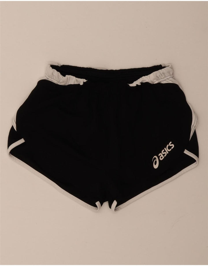 Asics - Pantalones cortos deportivos para mujer (talla 40), color negro, poliéster