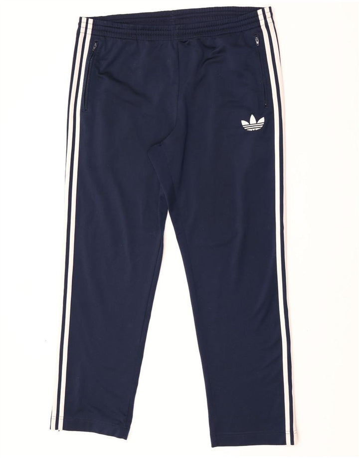 Pantalón De Chándal Adidas Hombre Grande Azul Marino Poliéster