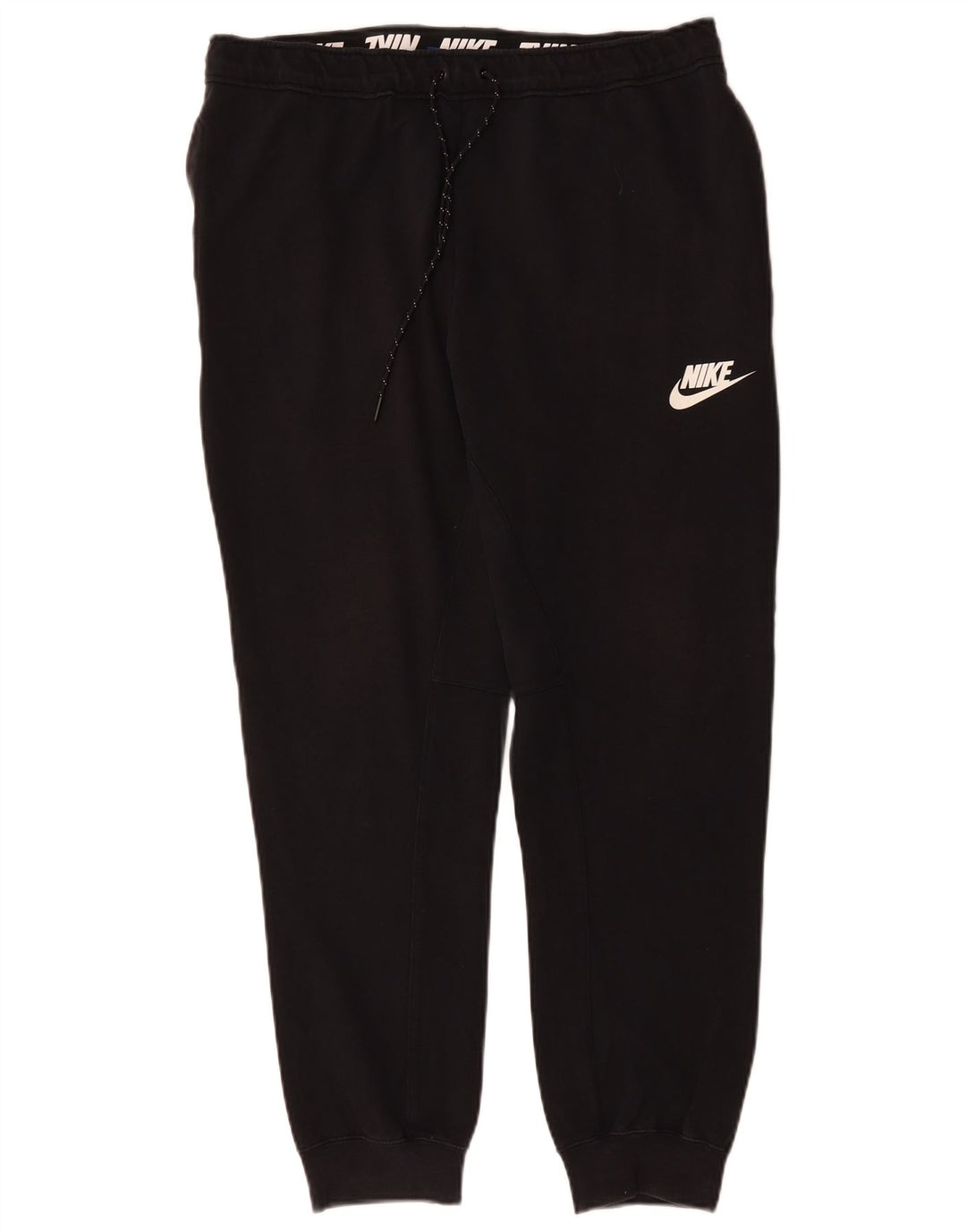 Nike - Pantalones de chándal para hombre, talla grande, color negro, algodón