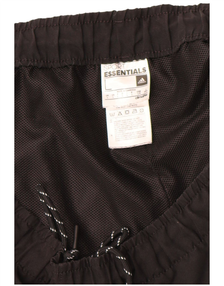 Adidas Mens Climalite Sport Shorts Grande Negro Poliéster
