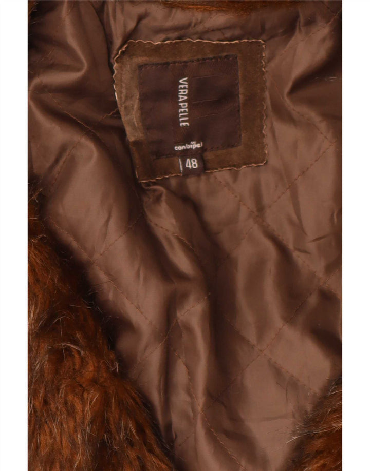 Abrigo de ante para mujer Conbipel IT 48 XL Cuero marrón