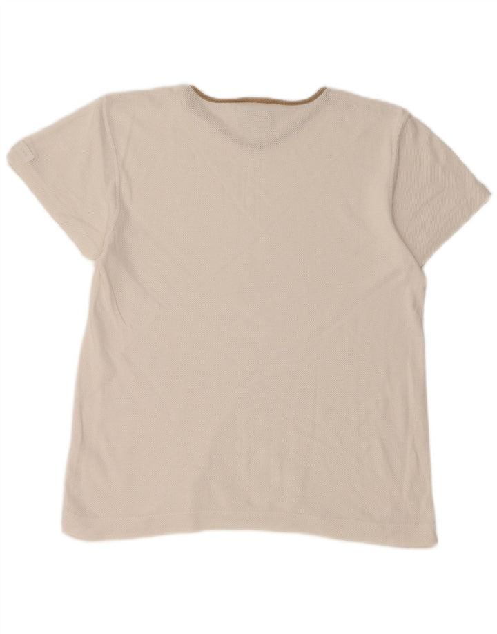 Lee Camiseta para Mujer Top UK 44 Medium White Cotton