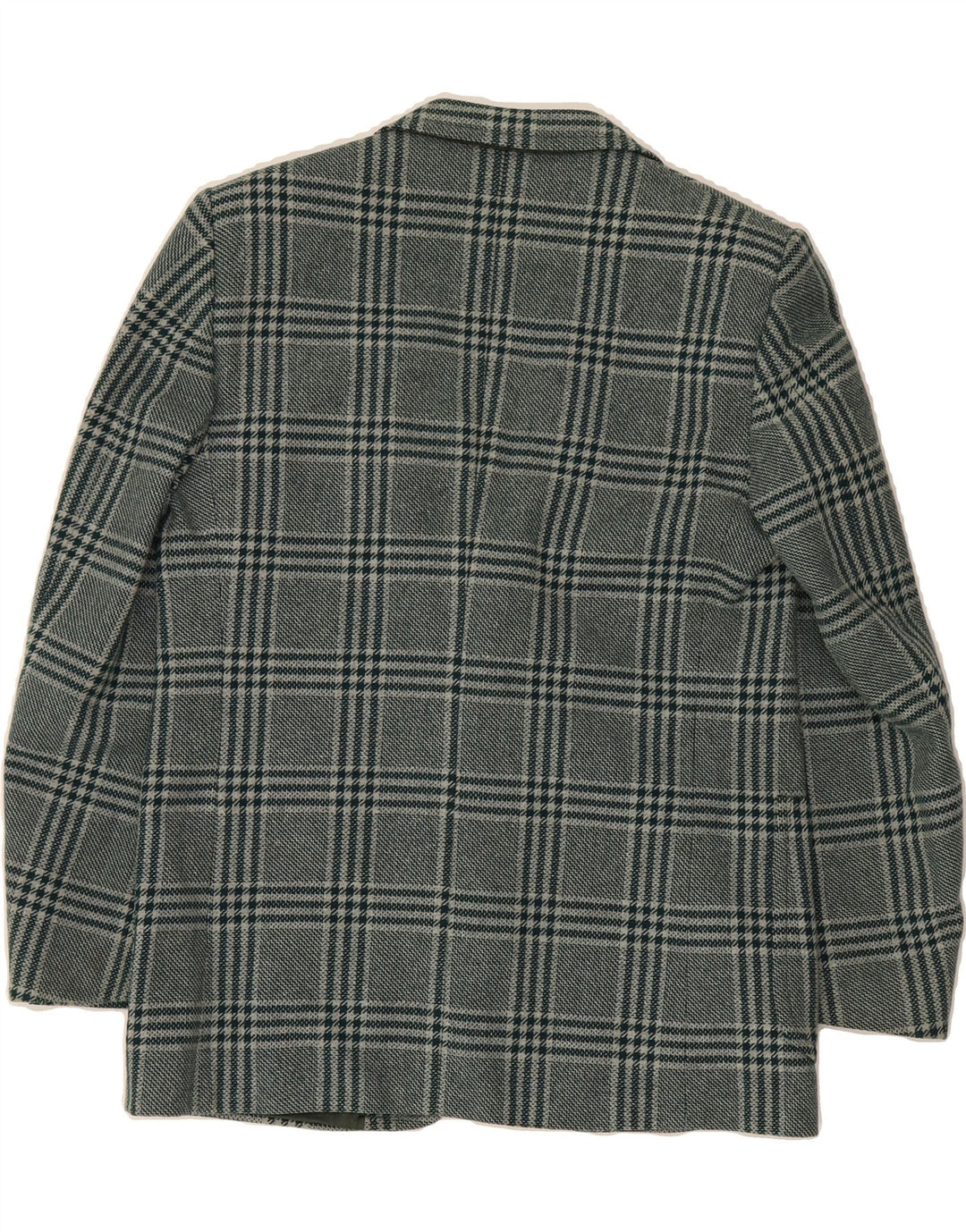 ALFA Mens 2 Button Blazer Jacket IT 50 Large Green Check Vintage Alfa and Second-Hand Alfa from Messina Hembry 