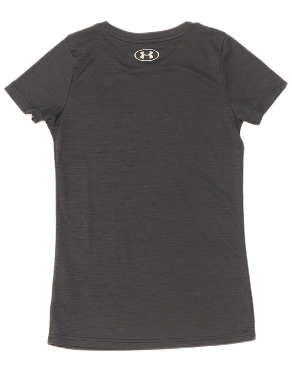 Under Armour Camiseta Heat Gear para mujer UK 6 XS Poliéster moteado gris