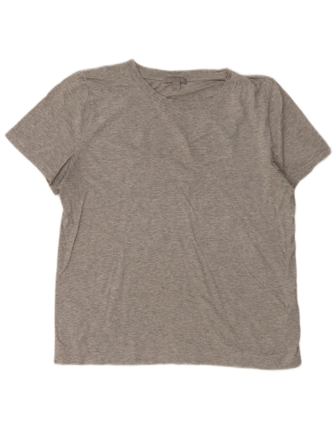COS Camiseta para mujer Top UK 14 Algodón moteado gris medio