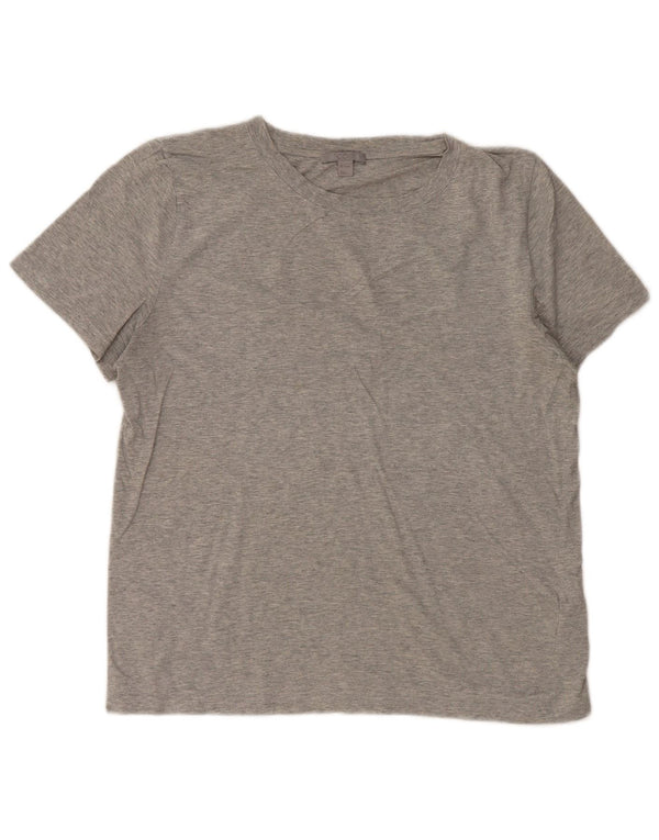 COS Camiseta para mujer Top UK 14 Algodón moteado gris medio