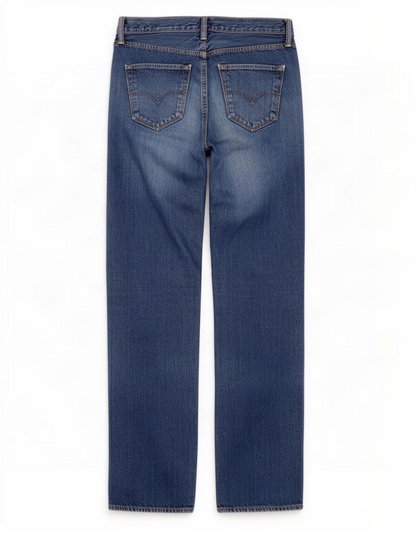 Vaqueros rectos desgastados para hombre Levi's W34 L34 Algodón azul