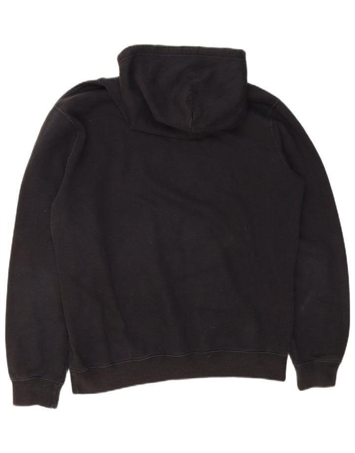 Champion Sudadera con capucha gráfica para hombre, talla grande, color negro