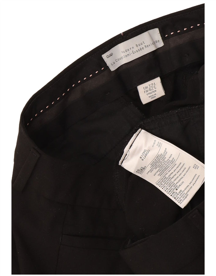 Gap Pantalones de Traje Modernos con Corte de Bota para Mujer UK 12 Medium W34 L34 Negro