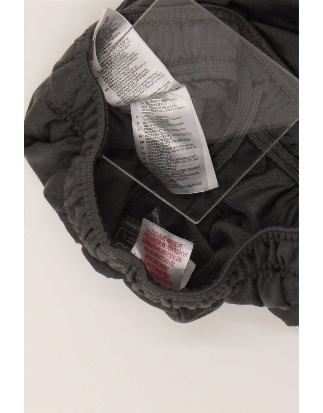 Adidas Pantalón Chándal Niño 7-8 Años Gris Poliéster
