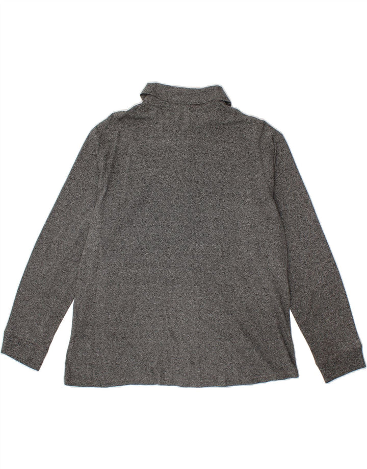 ASICS Womens Tracksuit Top Jacket UK 16 Large Grey Vintage Asics and Second-Hand Asics from Messina Hembry 
