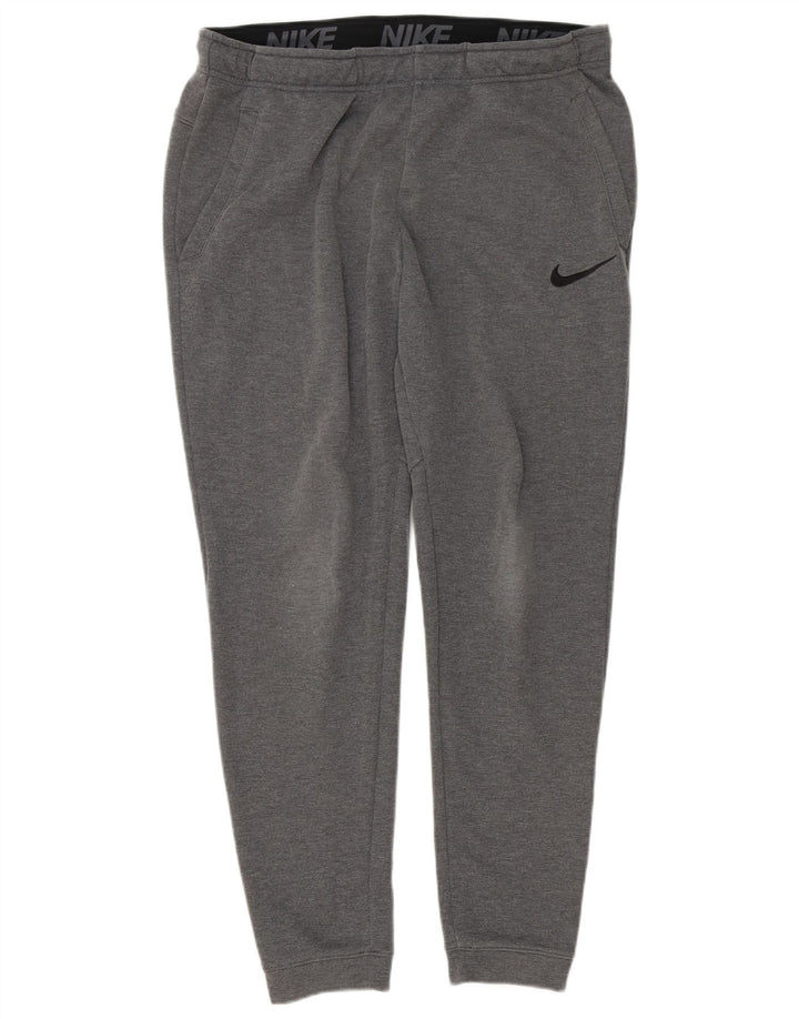 Nike Hombre Dri Fit Chándal Pantalones Joggers Grande Gris Poliéster