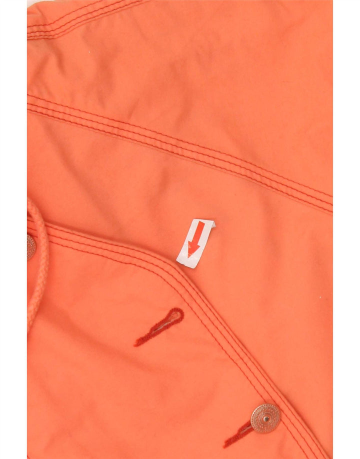 Chaqueta de esquí vintage para niñas 11-12 años Nylon naranja