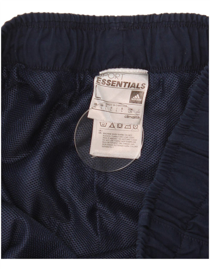 Adidas Mens Climalite Sport Shorts Grande Azul Marino Poliéster
