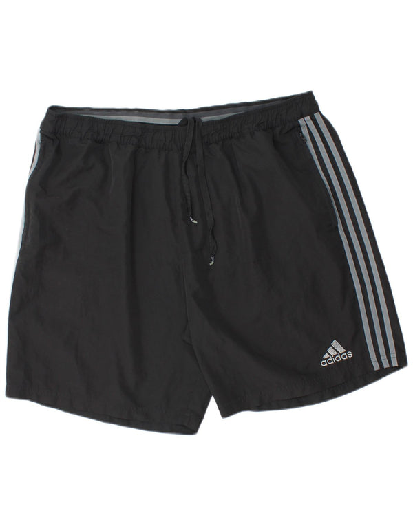 Adidas Pantalones cortos deportivos para hombre 2XL Poliéster negro