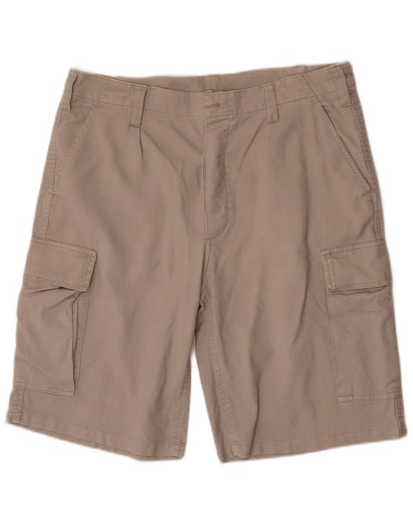 Vintage Mens Cargo Shorts 2XL W38 Algodón Gris