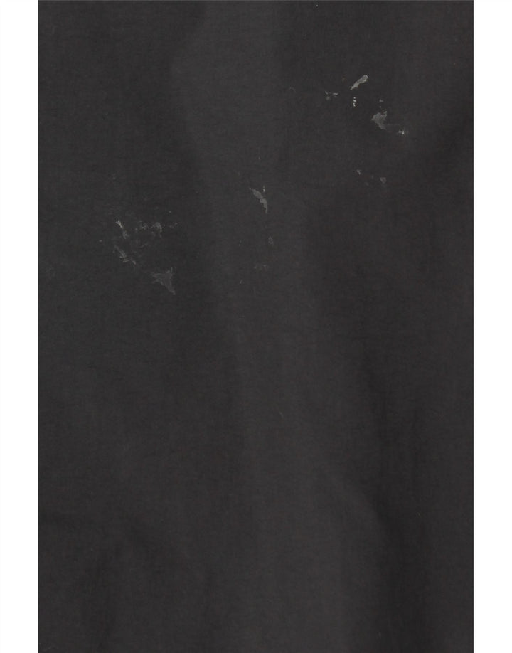 PUMA Chaqueta impermeable gráfica para hombre Reino Unido 40 Grande Poliamida negra