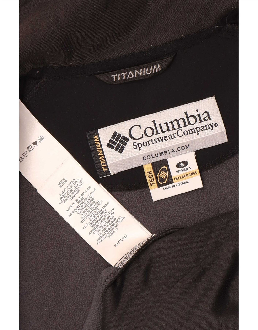 Columbia Chaqueta Cortavientos Interchange Liner para Mujer UK 40 Small Black