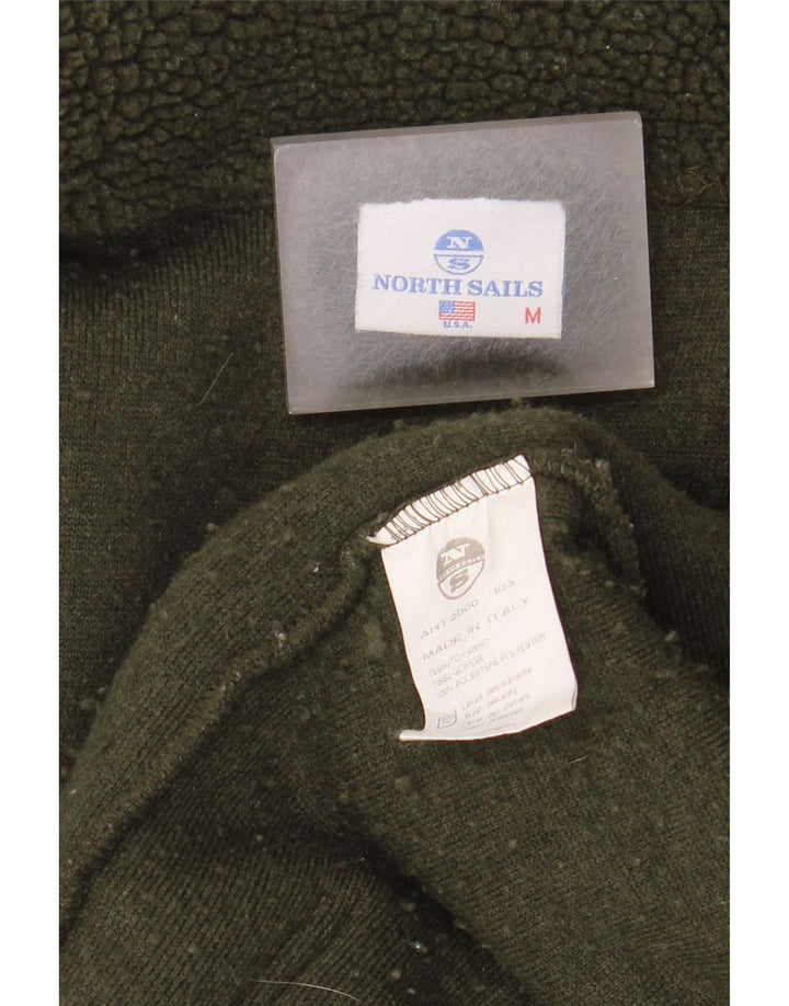 North Sails Chaqueta polar gráfica para hombre UK 38 Poliéster verde medio