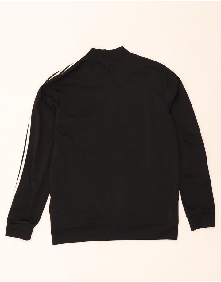 Adidas - Chaqueta de chándal para hombre, talla grande, poliéster negro