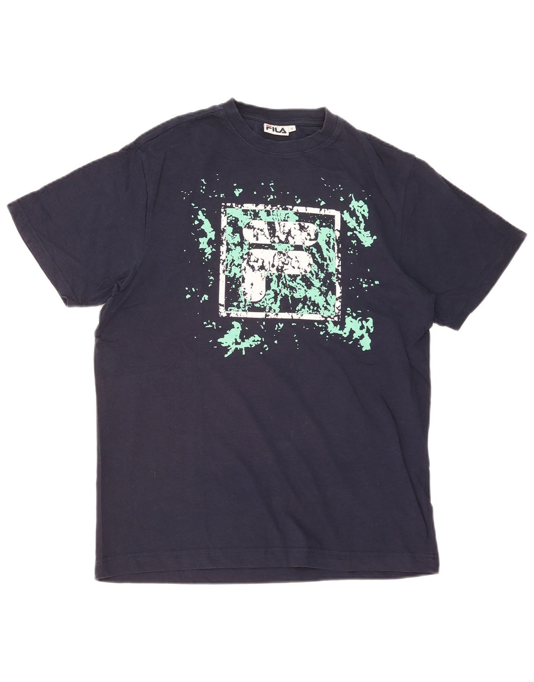 Fila - Camiseta gráfica para hombre, talla pequeña, azul marino