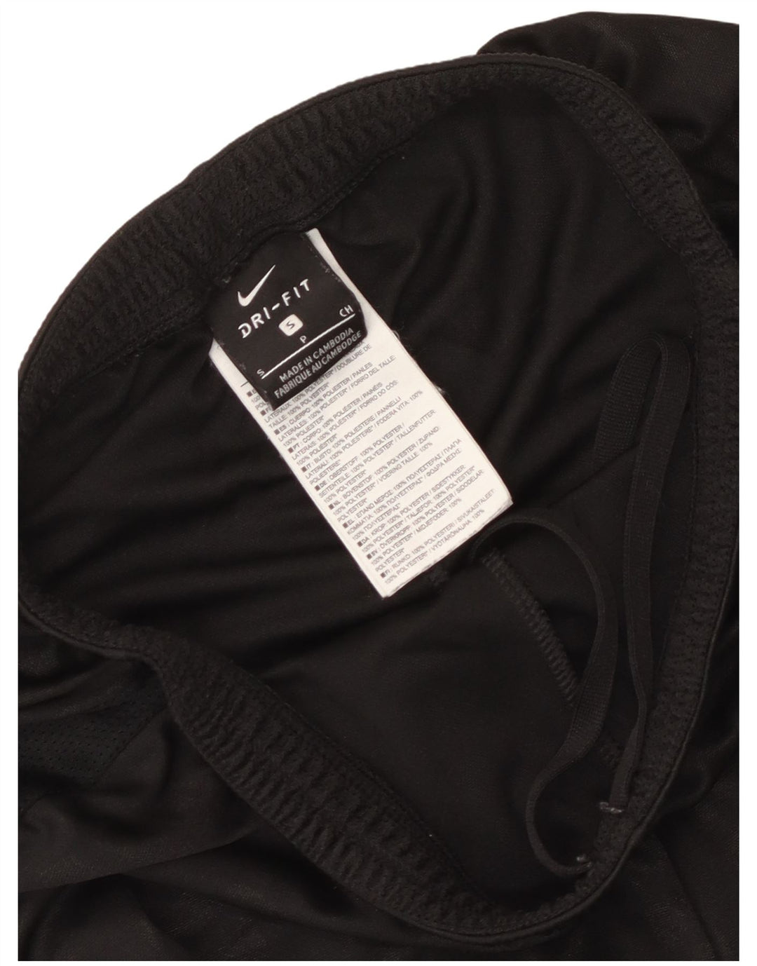 Nike Dri Fit - Pantalones cortos deportivos para hombre (poliéster), color negro
