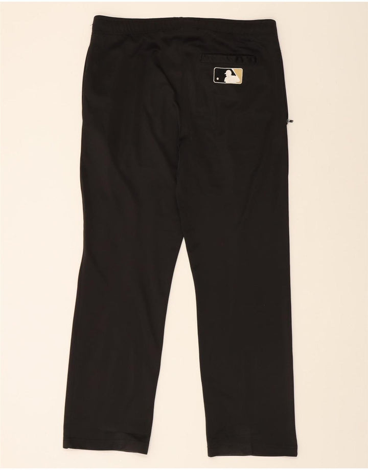 COOPERS TOWN Mens Tracksuit Trousers Small  Black Polyester Vintage Coopers Town and Second-Hand Coopers Town from Messina Hembry 