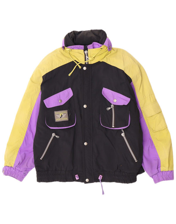 Schoffel Chaqueta de esquí con capucha Gore-Tex para hombre UK 42 XL Bloque de color multicolor