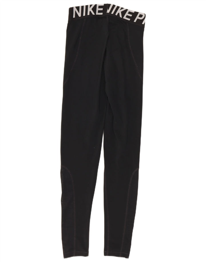 Nike Leggings gráficos para mujer UK 8 Small Poliéster negro