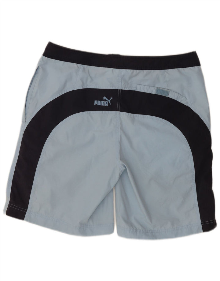 PUMA Bañador para hombre, talla grande, color azul