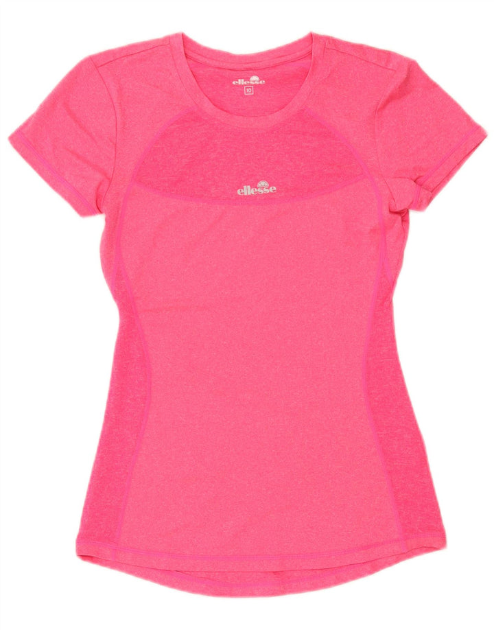 Ellesse Camiseta Mujer Top UK 10 Small Rosa Poliéster