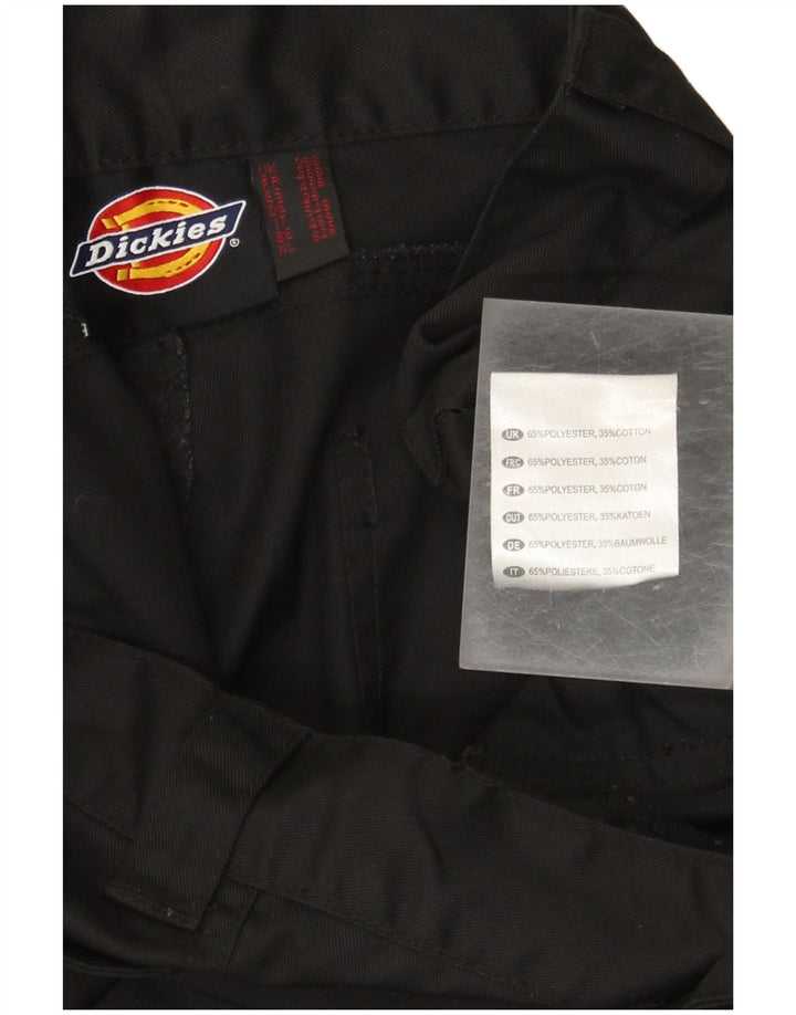 Dickies Pantalones cargo rectos para hombre W38 L28 Poliéster negro