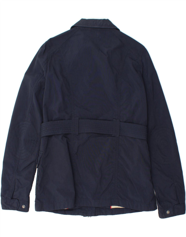 TOMMY HILFIGER Womens Utility Jacket UK 10 Small Blue Nylon Vintage Tommy Hilfiger and Second-Hand Tommy Hilfiger from Messina Hembry 