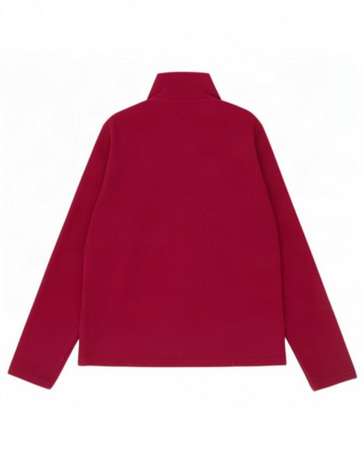 The North Face Jersey de forro polar con cuello y cremallera para mujer UK 44 Poliéster rosa medio